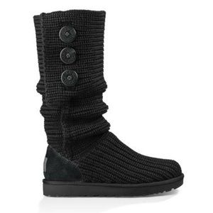 Ugg Black Sweater Boots
